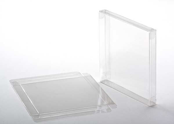 Plastic Gift Boxes 14.2x1.6x11.6cm Crystal Clear (25 pieces) [FPB12]