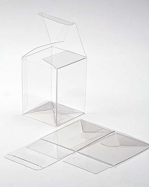 Plastic Gift Boxes 15.9x14x19.4cm Autolock Bottom (25 pieces) [PLB106]