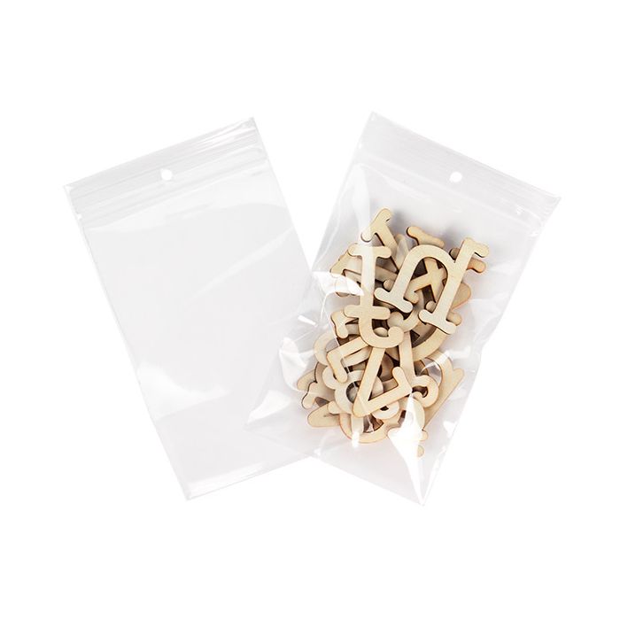 Grip Seal Bags with Hang hole 10,2x15,2 cm (100 pieces) [CEZ4R46]