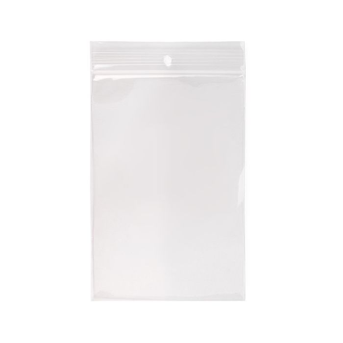 Grip Seal Bags with Hang hole 10,2x15,2 cm (100 pieces) [CEZ4R46]