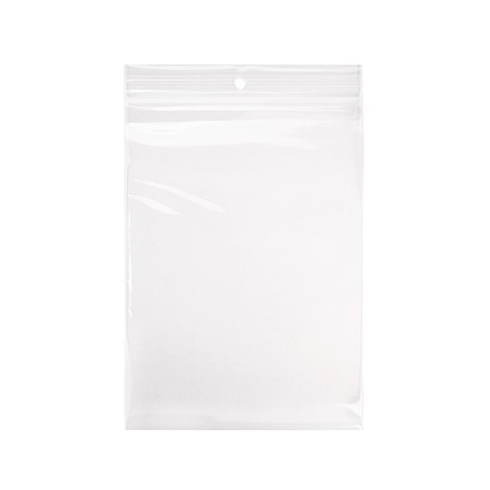 Grip Seal Bags with Hang hole 12,7x17,8 cm (100 pieces) [CEZ4R57]