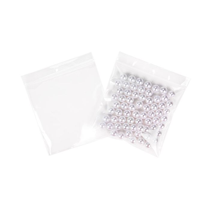Grip Seal Bags with Hang hole 15,2x15,2 cm (100 pieces) [CEZ4R66]