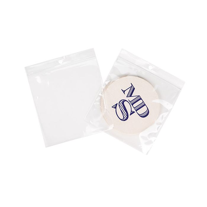 Grip Seal Bags with Hang hole 12,7x12,7 cm (100 pieces) [CEZR55]