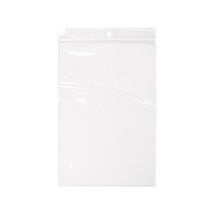 Grip Seal Bags with Hang hole + Vent Hole 15,2x22,9 cm (100 pieces) [CEZR69V]