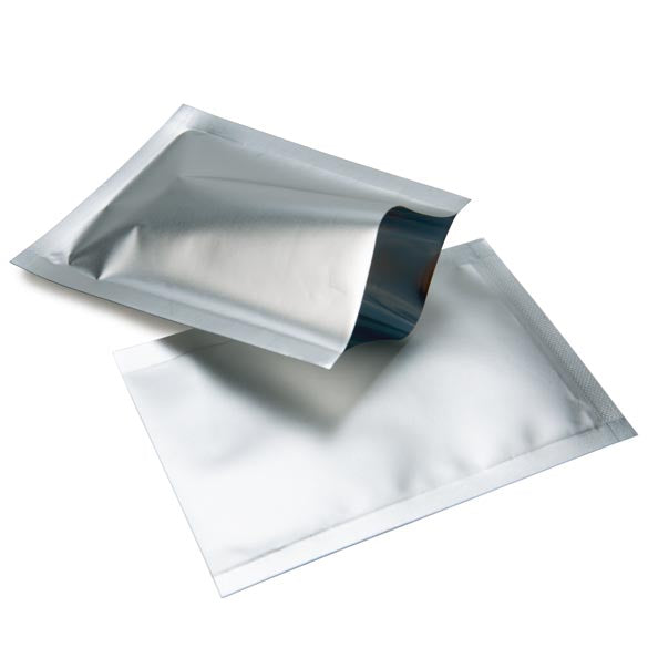 Plastic Bags Silver 6.5x9cm Tamper-proof Heat sealable (100 pieces) [CRB1S]