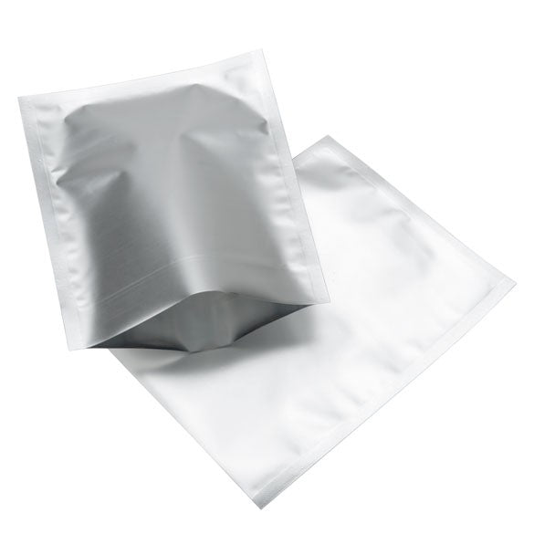 Plastic Bags Silver 10.2x12.7cm Tamper-proof Heat sealable (100 pieces) [CRB3S]