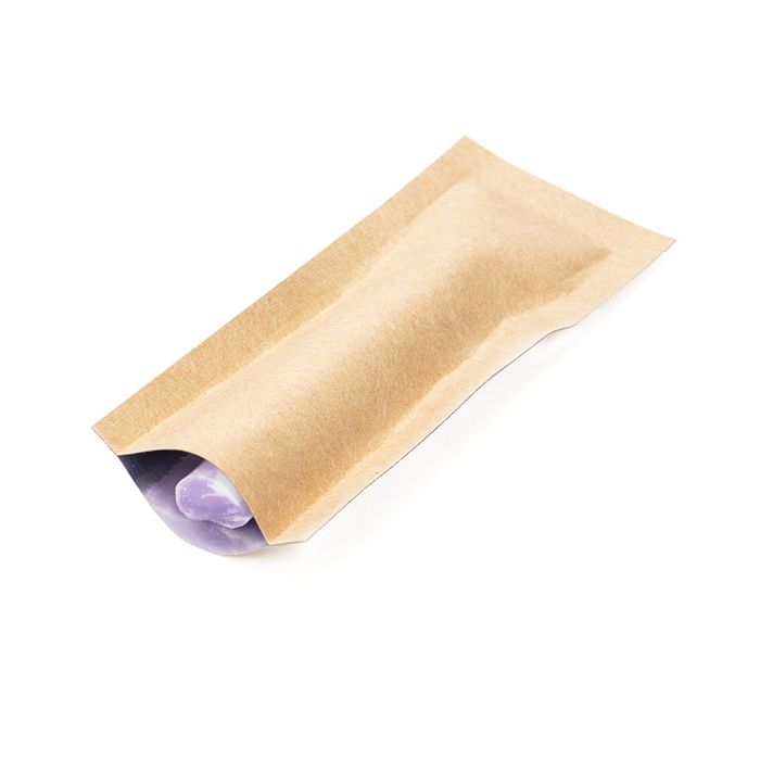 Kraft Single Use Child Resistant Bags 4 x 10 cm (100 Pieces) [CRB4K]