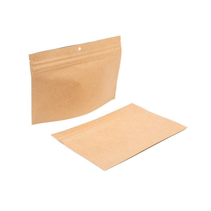 Child Resistant Pouch Bags Kraft 22,9x6,2x15,2cm (100 Pieces) [CRP96K]