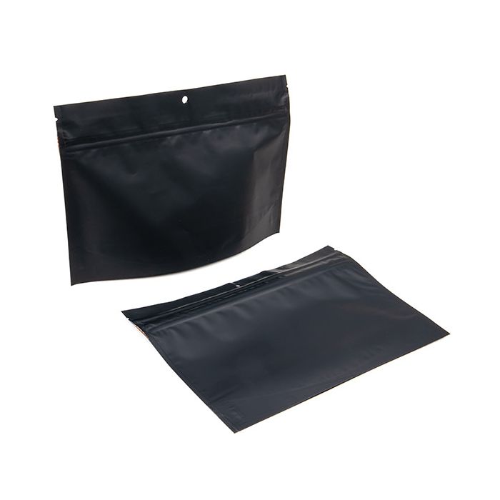 Child Resistant Pouch Bags Matte Black 22,9x6,2x15,2cm (100 Pieces) [CRP96MB]