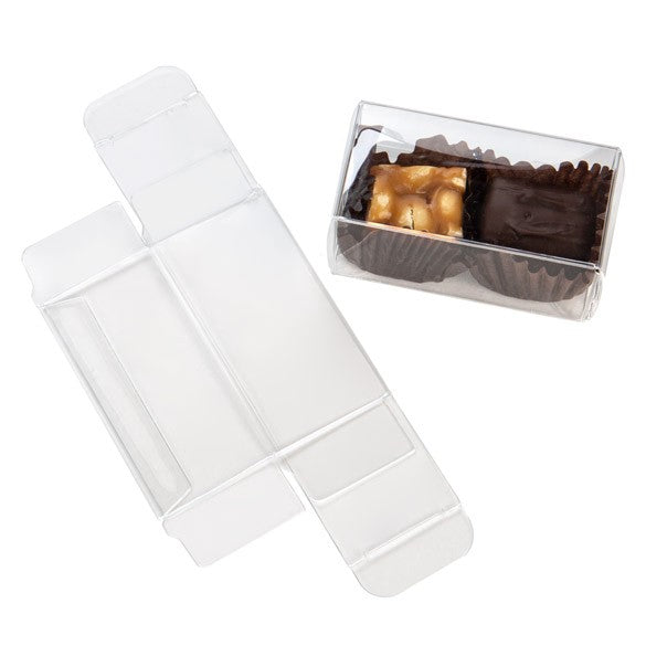 Plastic Gift Boxes for Chocolates 3.5x3.7x7cm Food Safe (25 pieces) [FPB226]