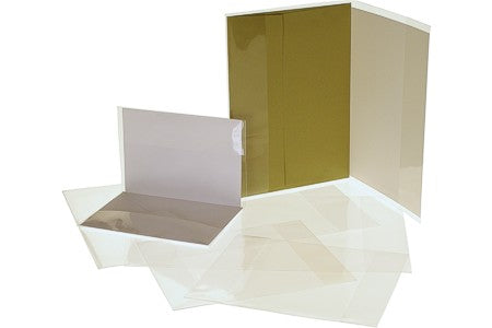 Plastic Bags for Open Cards 13.3x15.9cm (100 pieces) [CJ35]