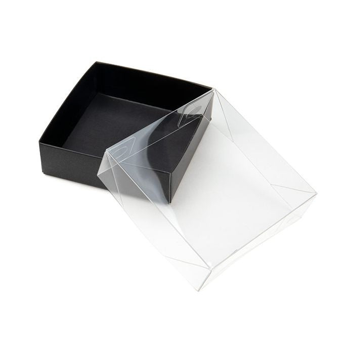Lid Foldable and crystal Clear 8.1x2.5x8.4cm (25 pieces) [BT356]