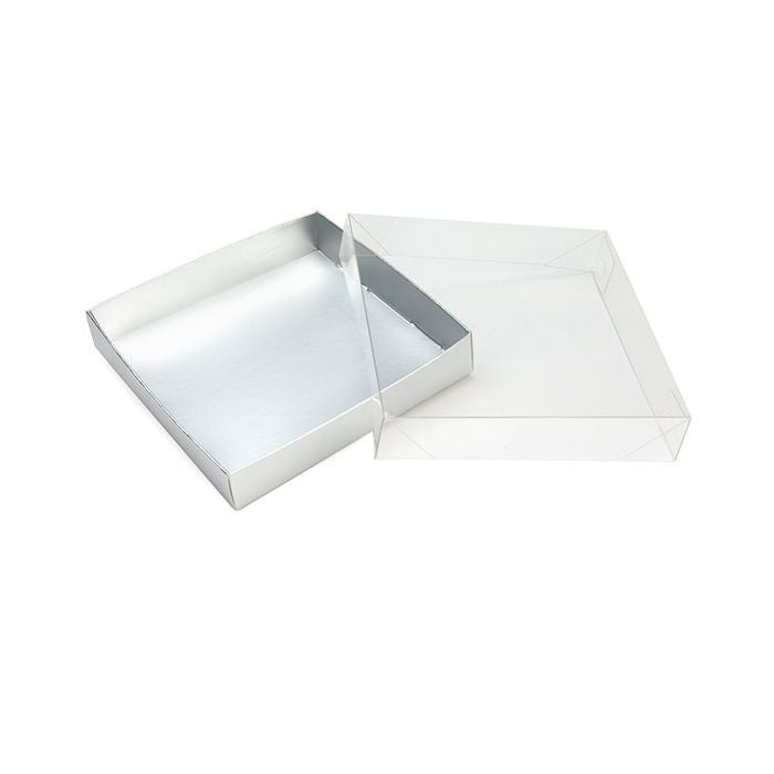 Lid Foldable and crystal Clear 13.2x2.5x13.5 cm (25 pieces) [BT357]