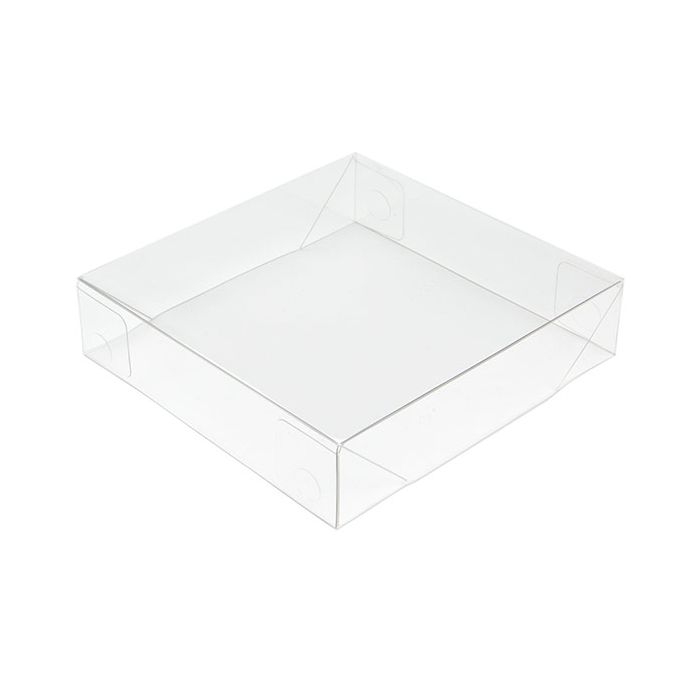 Top Collapsible Box Clear 10,6x2,5x11cm (25 Pieces) [BT99]