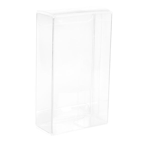 Plastic Gift Boxes 5.4x2.5x9.2cm Crystal Clear (25 pieces) [FB91]
