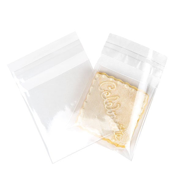 Plastic Bags 8x8.5+3cm Crystal Clear and Reclosable (100 pieces) [B33]