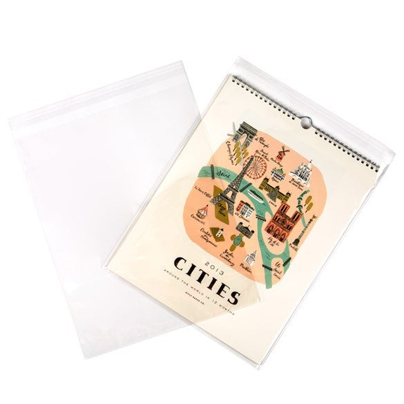 Plastic Bags 29.1x36.2cm Transparent Peel and Seal(250 pieces) [VL11]