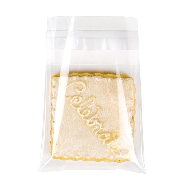 Plastic Bags 8.3x8.3cm Transparent Peel and Seal(250 pieces) [VL33]