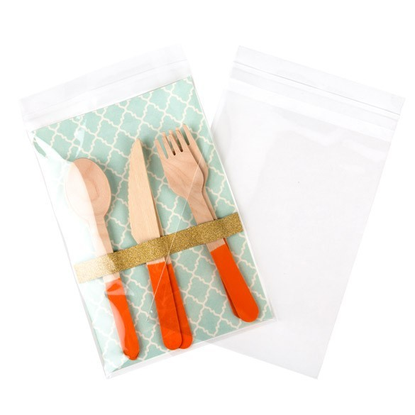 Plastic Bags 13.8x19.1cm Transparent Peel and Seal(250 pieces) [VL57]