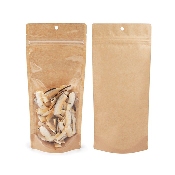 Kraft Stand Up Pouch 10.8x6x23.8 (100 pieces) [ZBGKC1N]