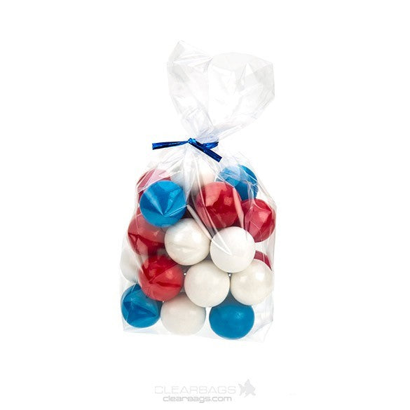 Plastic Bags 7.6x5.1x22.9cm with side gusset (100 pieces) [GB11]