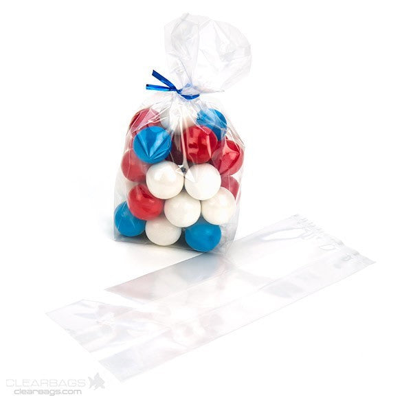 Plastic Bags 7.6x5.1x22.9cm with side gusset (100 pieces) [GB11]