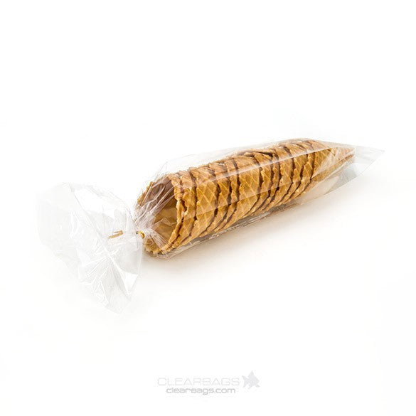 Plastic Bags 7.6x5.1x45.7cm with side gusset (100 pieces) [GB13]