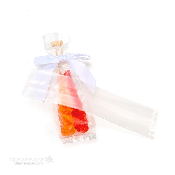 Plastic Bags 5x3.8x20.3cm with side gusset (100 pieces) [GB9]