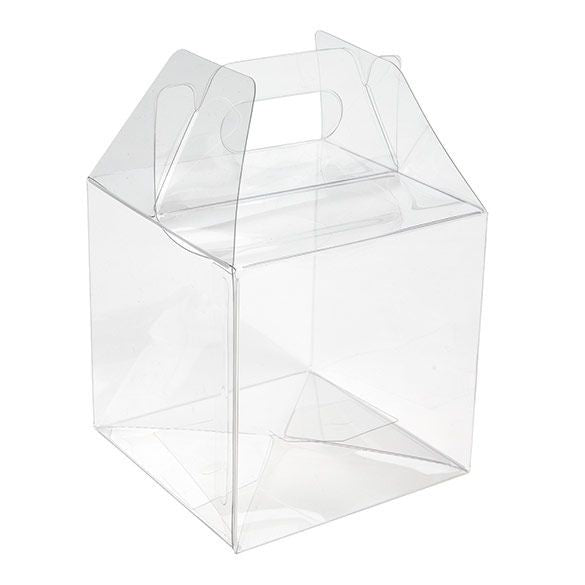 Plastic Handle Box 10.2x10.2x10.2cm (25 Pieces) [FPLB57]