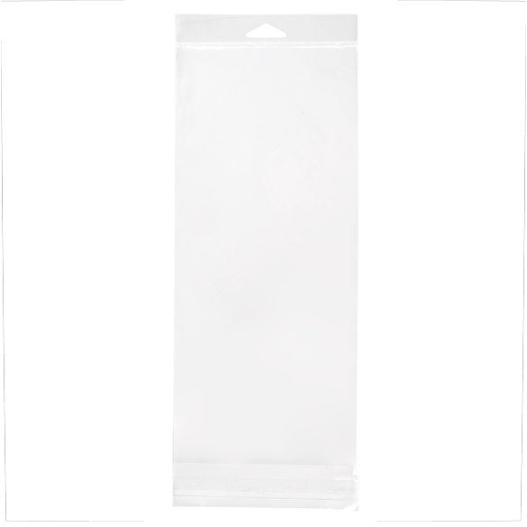 Headerbags 13.5x30.5cm Reclosable and Crystal Clear (100 pieces) [HB512]
