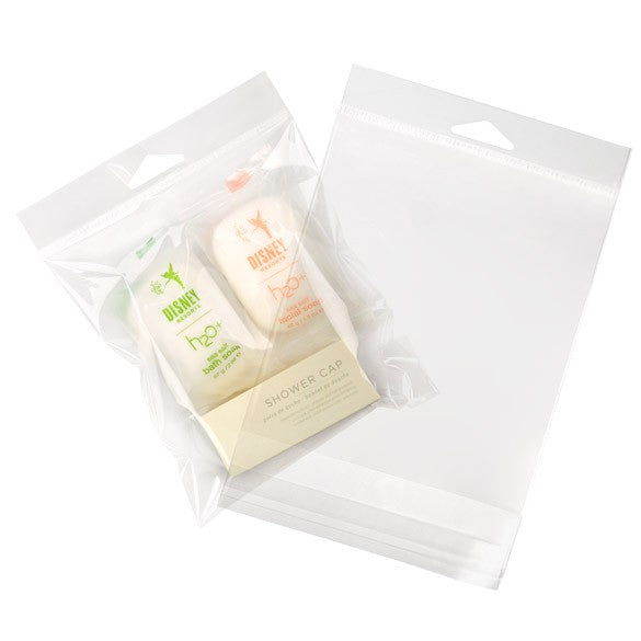 Headerbags 13.8x13.3cm Reclosable and Crystal Clear (100 pieces) [HB5X5]