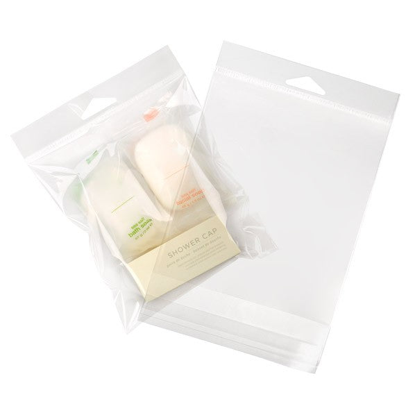 Headerbags 13.8x13.3cm Reclosable and Crystal Clear (100 pieces) [HB5X5]