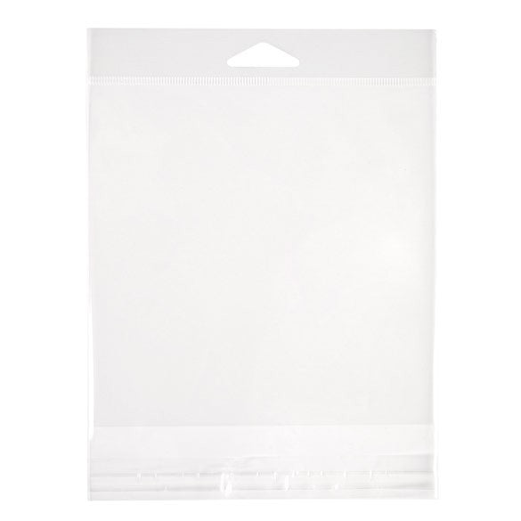 Headerbags 14.4x14.1cm Reclosable and Crystal Clear (100 pieces) [HB5X5M]