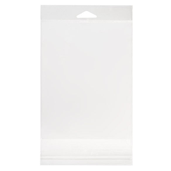Headerbags 13.5x17.1cm Reclosable and Crystal Clear (100 pieces) [HB6B1]