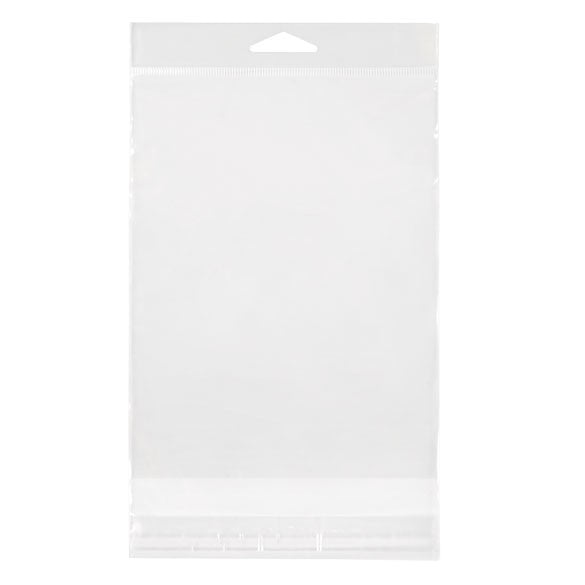 Headerbags 13x17.1cm Reclosable and Crystal Clear (100 pieces) [HB6B2]
