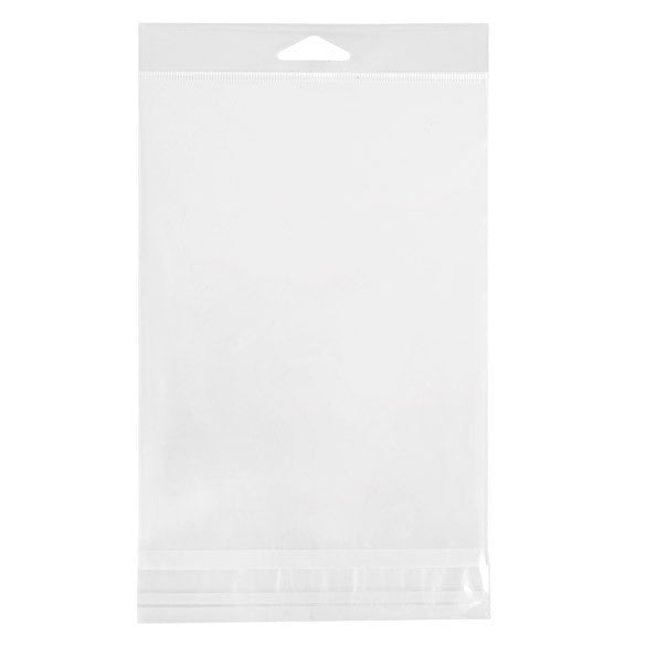 Headerbags 14.4x19.1cm Reclosable and Crystal Clear (100 pieces) [HB7B1]