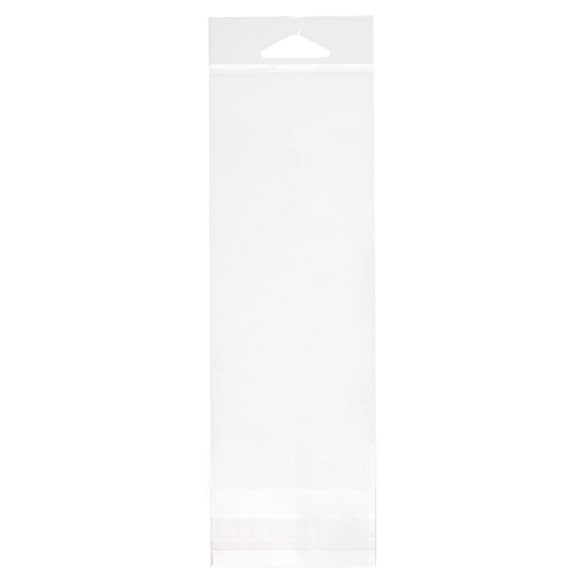 Headerbags 6.4x17.9cm Reclosable and Crystal Clear (100 pieces) [HB27]