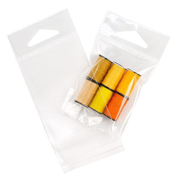 Headerbags 5.7x7.6cm Reclosable and Crystal Clear (100 pieces) [HB2X3S]