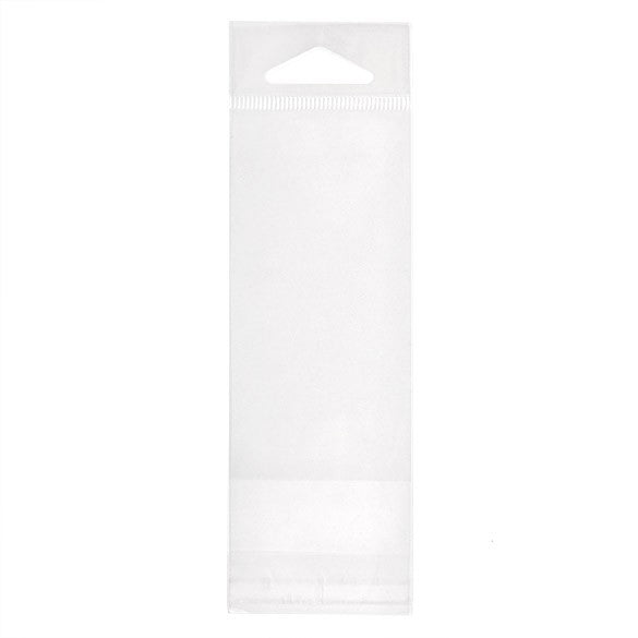 Headerbags 5.1x10.2cm Reclosable and Crystal Clear (100 pieces) [HB2X4E]