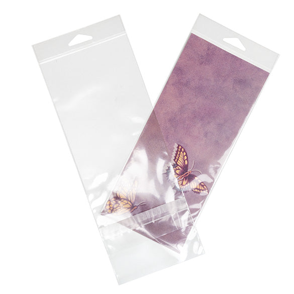 Headerbags 11x24.3cm with Protective Closure (100 pieces) [HB49PC]