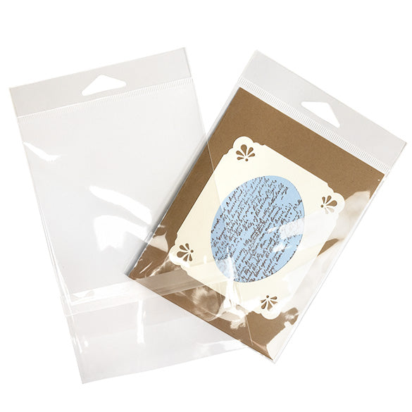 Headerbags 11.7x14.6cm with Protective Closure (100 pieces) [HB54PC]