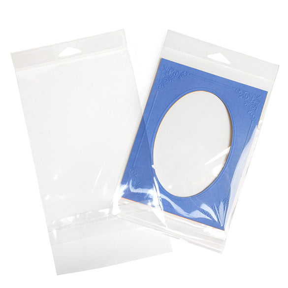 Headerbags 14.4x21.7cm with Protective Closure (100 pieces) [HB59SPC]