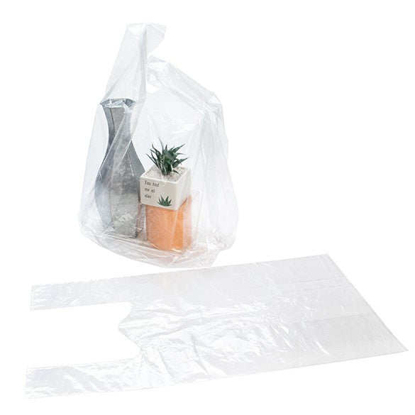 Plastic Carrier Bags Transparent 36.9x26.7x76.2cm (100 pieces) [CHB2]