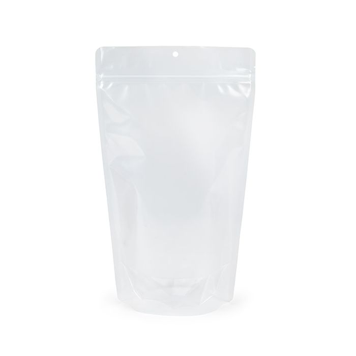 Stand Up Pouch Transparent w/ RETAIN™ 17.1x8.9x28.6 cm (100 pieces) [ZBGERR4]