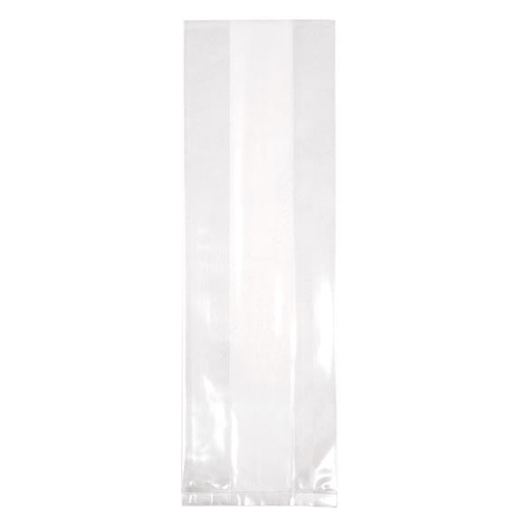 Plastic Bags 10.2x5.4x30.5cm with side gusset (100 pieces) [GB15]
