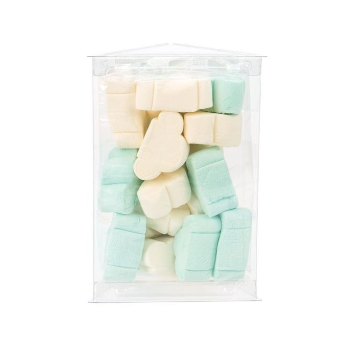 Plastic Tube Triangular shape 10.2x7.8x15.2cm