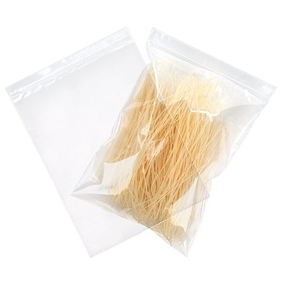 Grip Seal Bags with Hang hole 23x30.5cm Crystal Clear PP 75 micron (100 pieces) [Z3R912]
