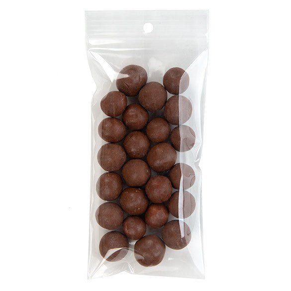 Grip Seal Bags with Hang hole 7.5x15cm Crystal Clear PP 100 micron (100 pieces) [Z4R36]