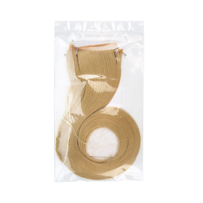 Grip Seal Bags with Hang hole 15x25.5cm Crystal Clear PP 100 micron