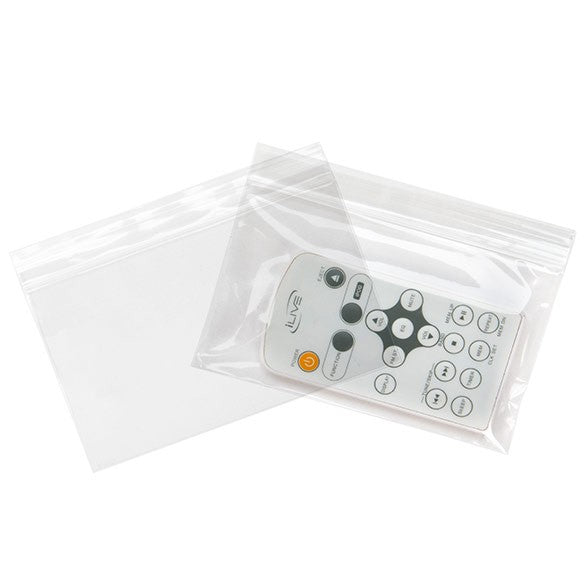 Grip Seal Bags 12.5x7.5cm Crystal Clear PP 50 micron (100 pieces) [ZC53]